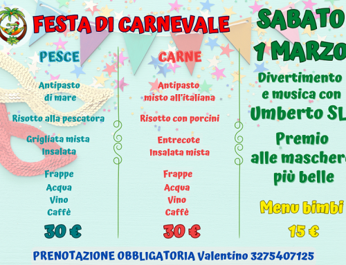 Festeggia con noi il Carnevale!