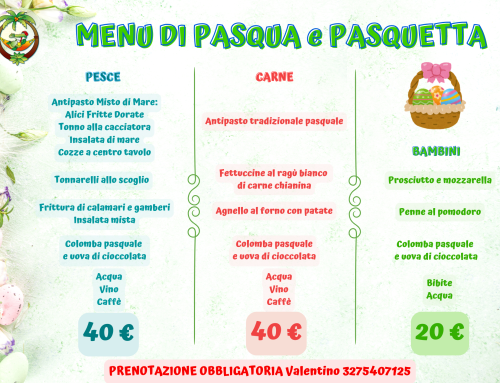 Menù di Pasqua 2025